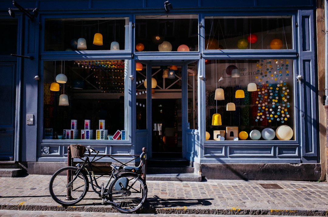 Small local shop storefront that benefits from local SEO and Google Maps visibility