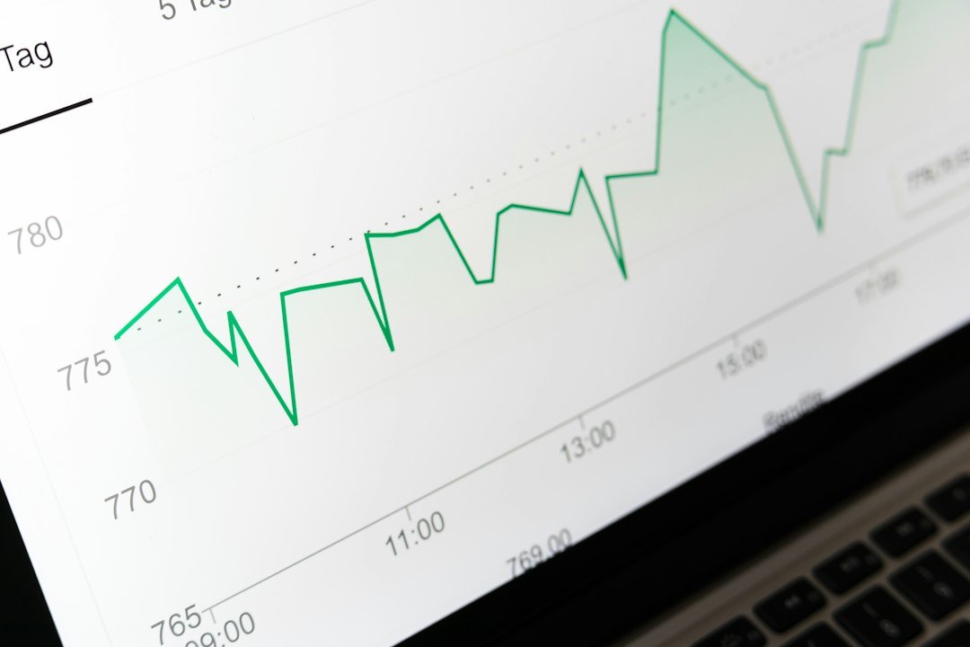 Line and bar charts comparing paid advertising and organic search performance